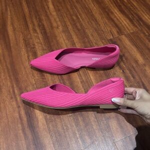 VIVAIA Pointed-Toe D’Orsey Flats